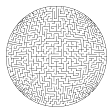 Maze Generation Algorithm - Oval Maze